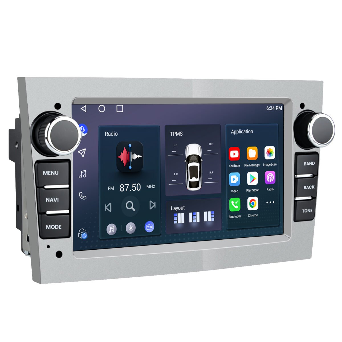Opel Zafira B Android Autoradio Navi GPS Carplay BT RDS – Bild 1