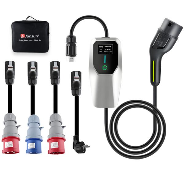 E-Auto Ladegerät Elektroauto Ladekabel Typ 2 6-32A