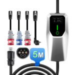 Junsun EV Ladegerät Typ2 3.5–22kW 6–32A Elektroauto Ladekabel CEE – Bild 2