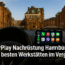 Fahrerblick auf die Speicherstadt in Hamburg mit Apple CarPlay Display – Symbolbild für CarPlay Nachrüstung in Hamburg.