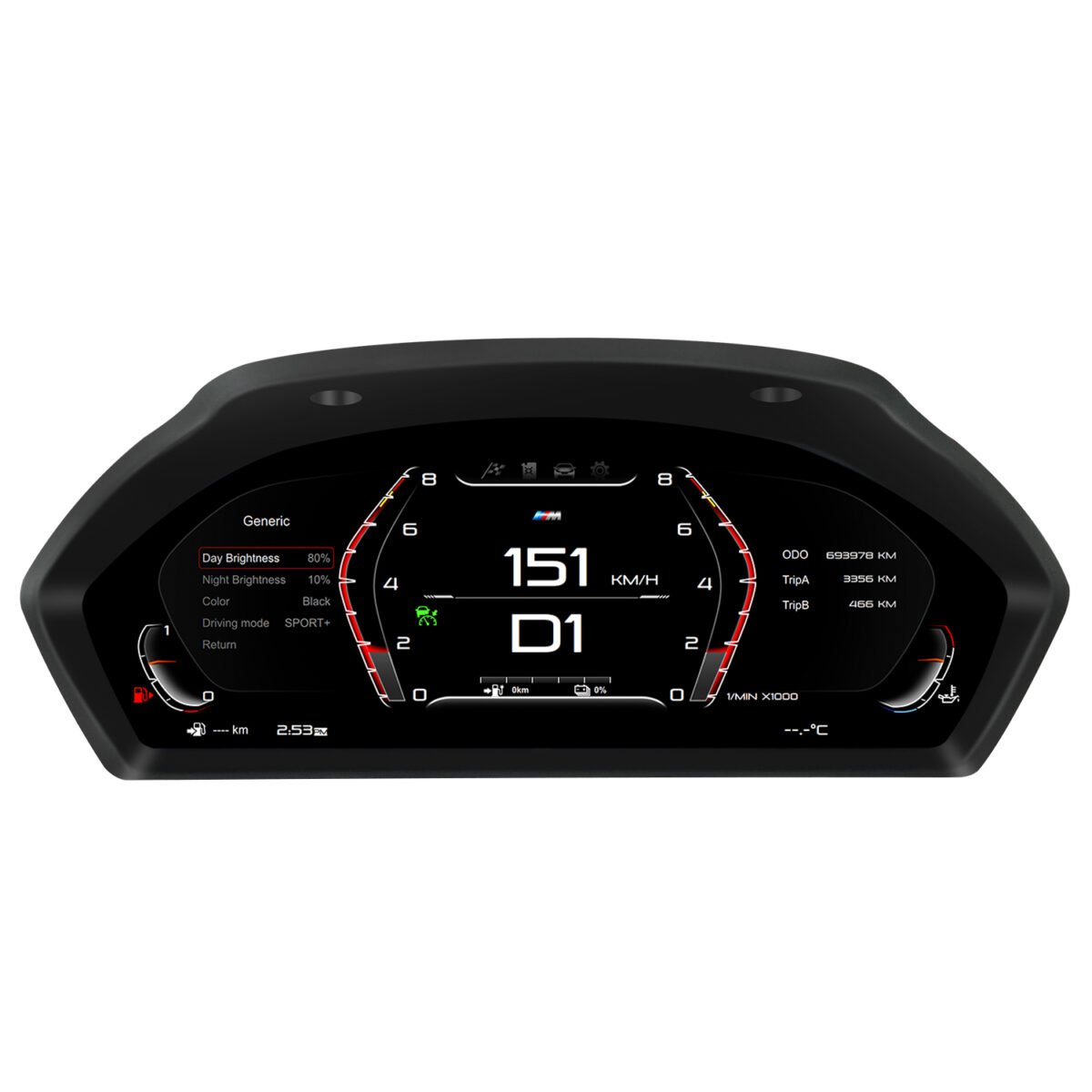 BMW 3 F30 F31 Digital Tacho 12.3 Zoll Cockpit für 2013–2018 – Bild 3