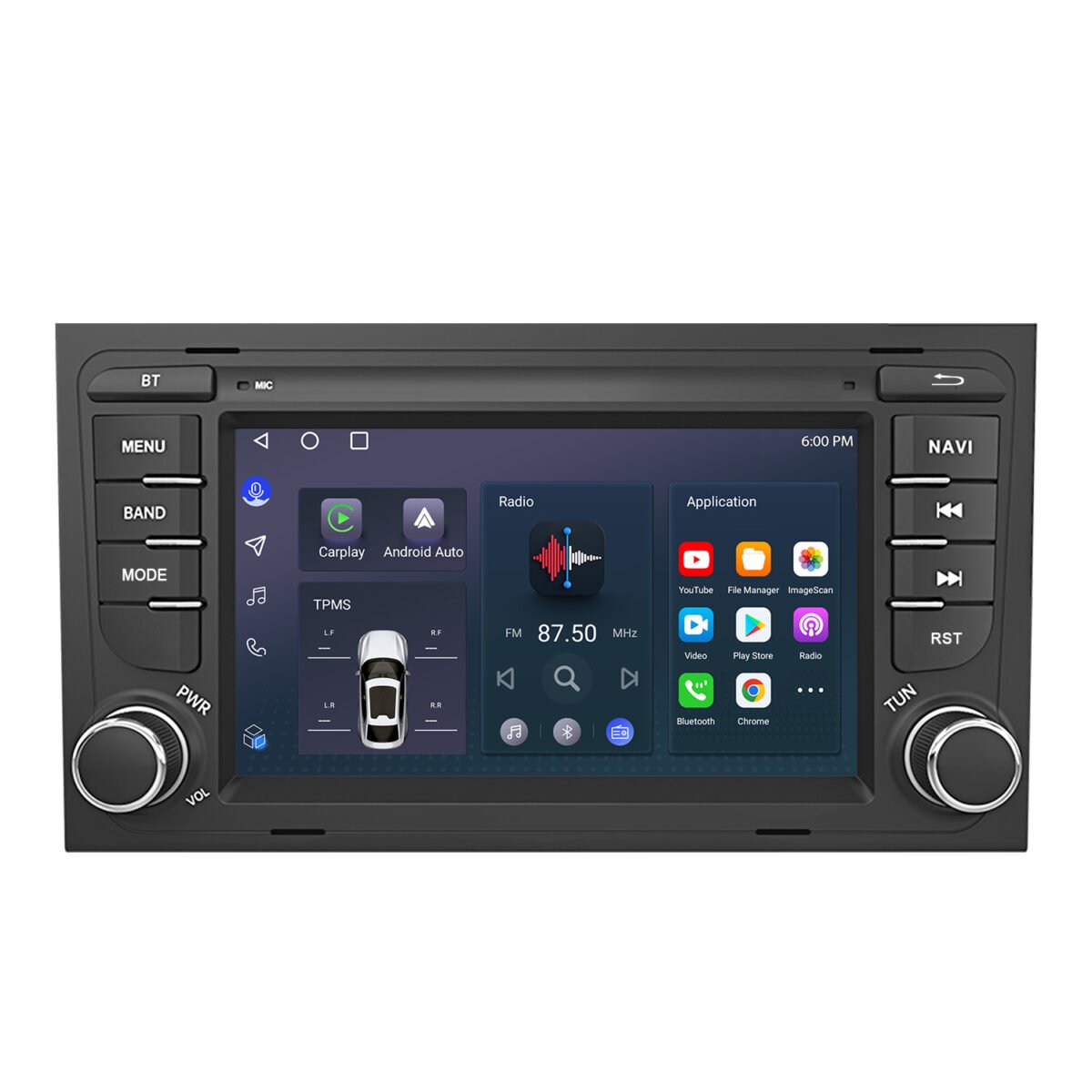 Android Radio für Audi A4 B6 B7 mit Carplay & Navigation – Bild 3