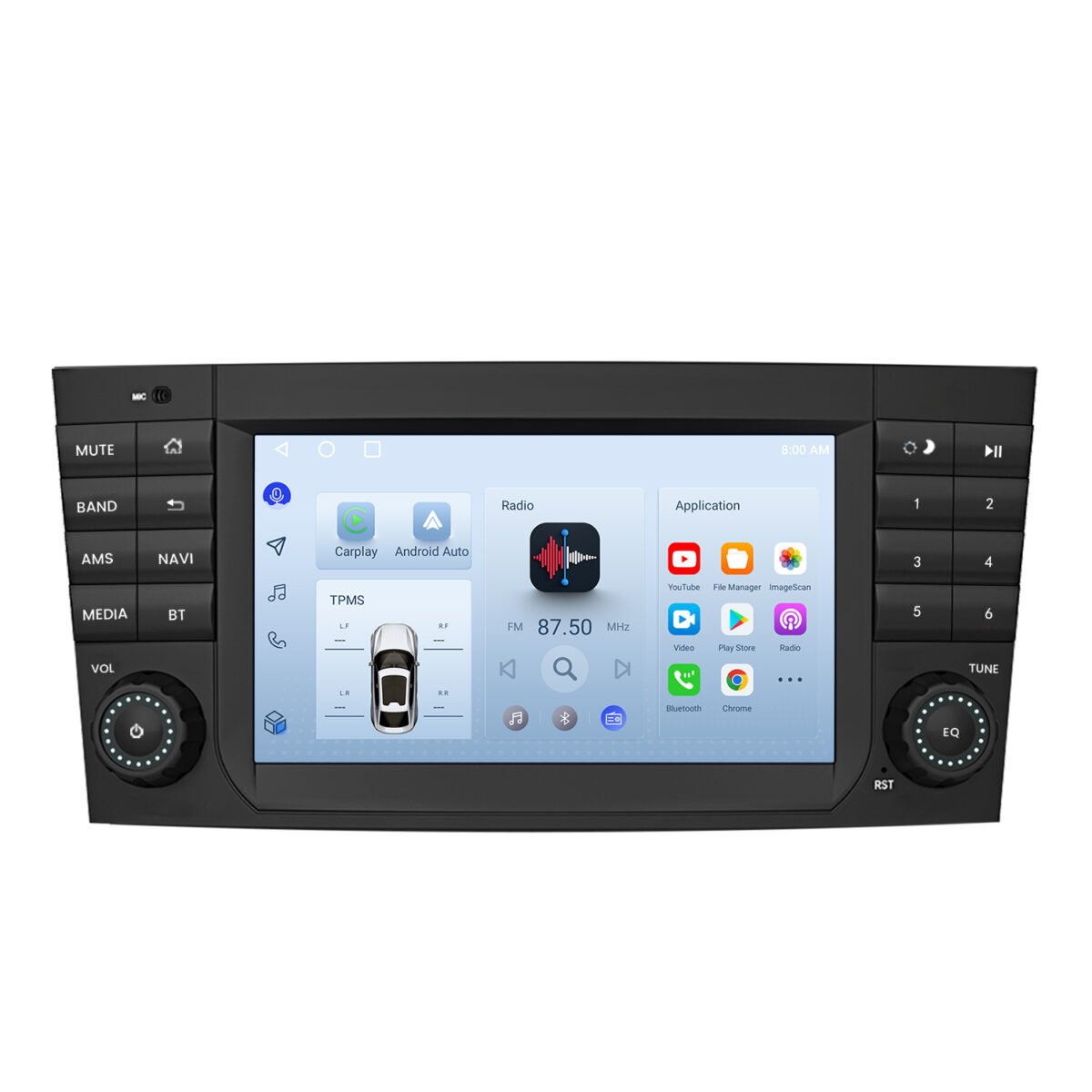 Android Radio für Mercedes C W203 mit Carplay & Navigation – Bild 1