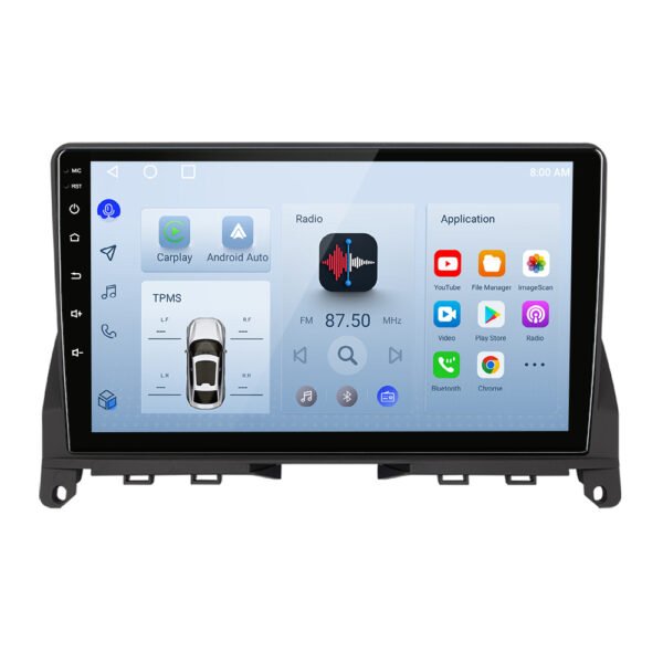 Mercedes W204 Android Autoradio 9” Carplay GPS DAB+