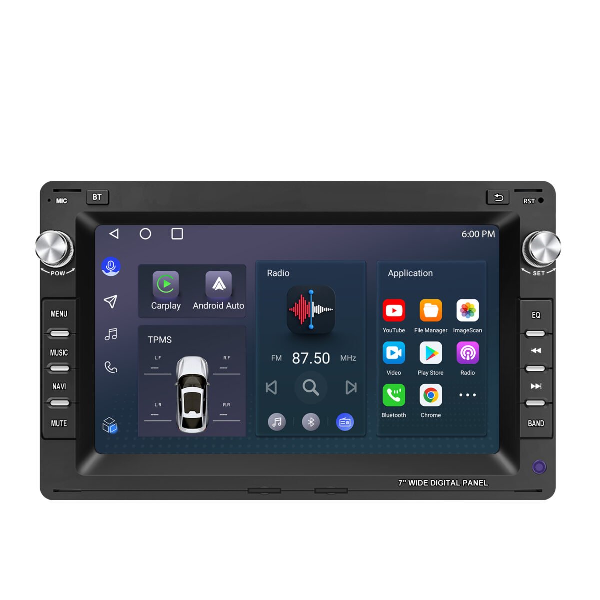 Golf IV Passat B5 Polo IV Android Radio Carplay Navi – Bild 2