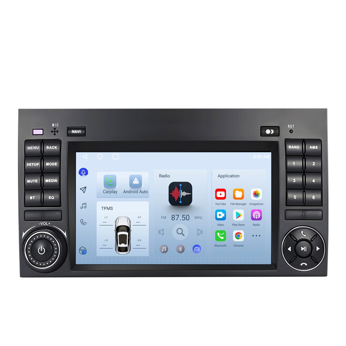 Autoradio für Mercedes W169 W245 W639 Carplay Navi – Bild 1