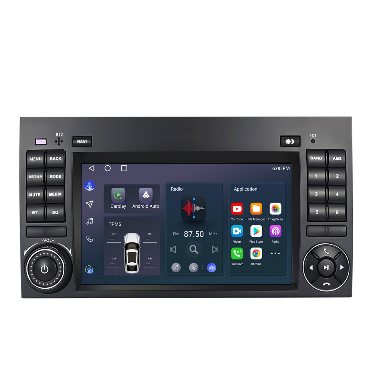 Autoradio für Mercedes W169 W245 W639 Carplay Navi – Bild 2