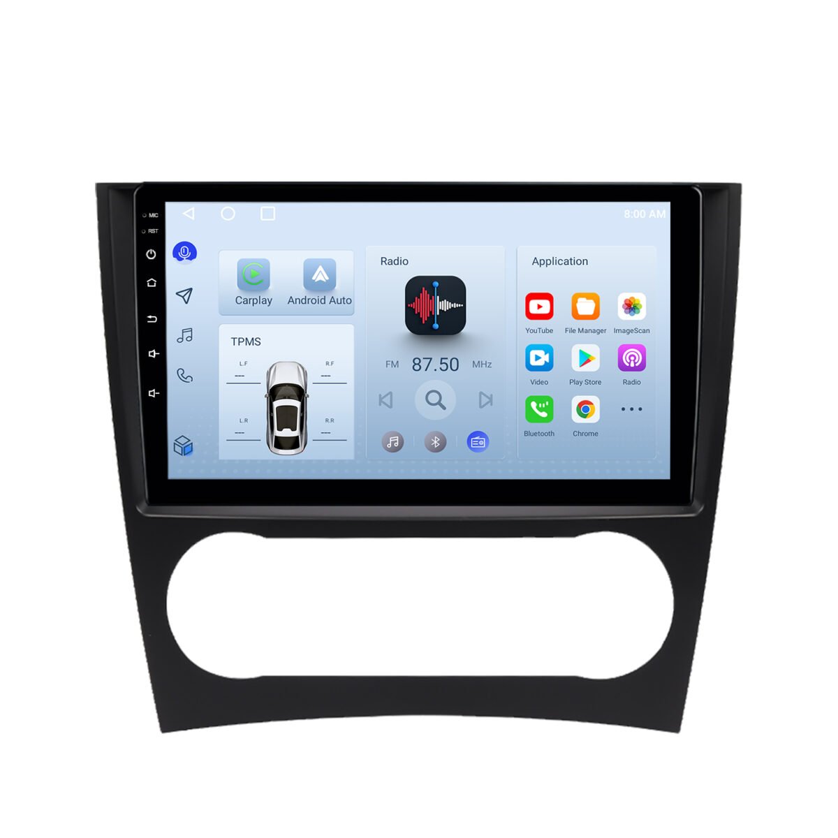 Android Radio für Mercedes C W203 mit Carplay & Navigation – Bild 1