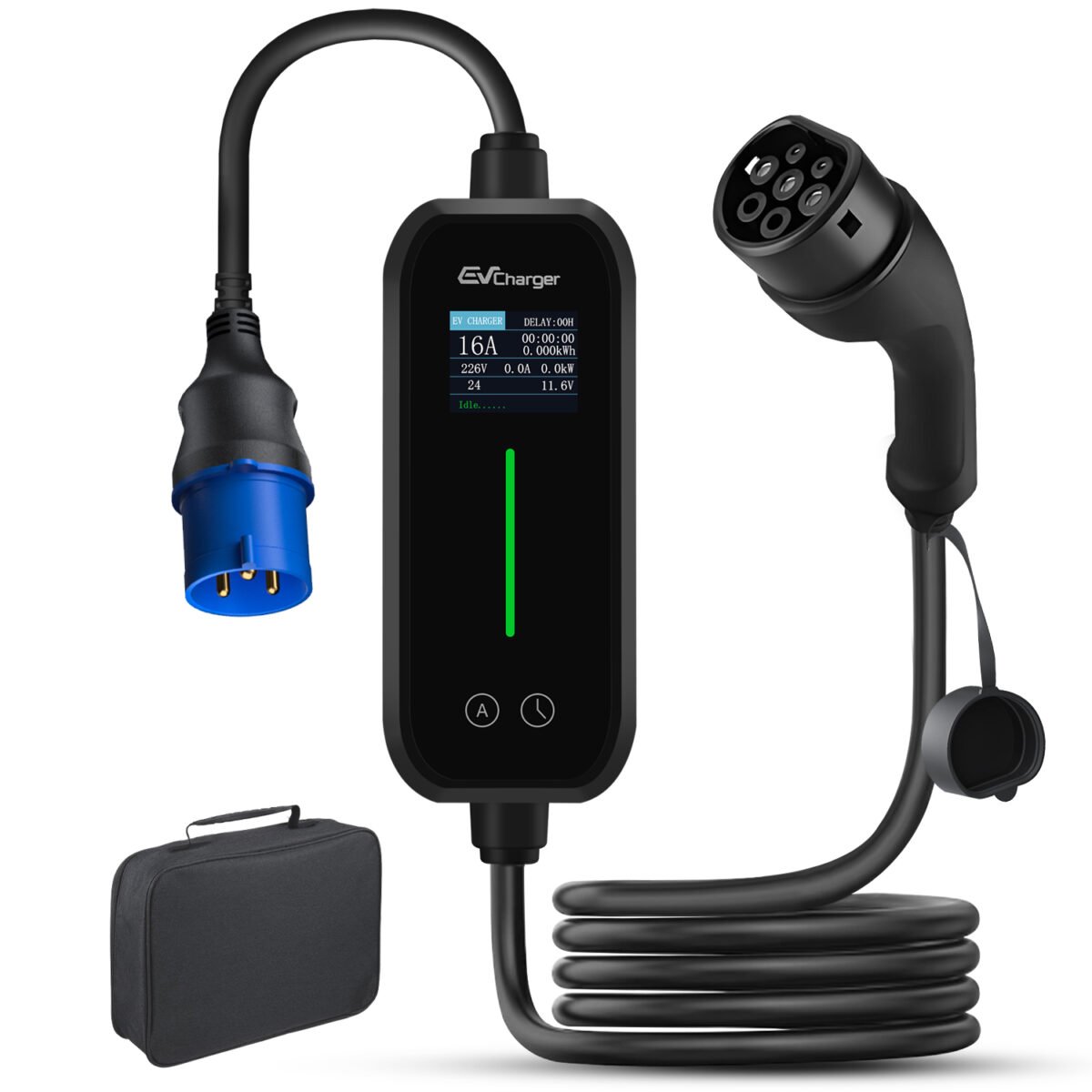 3.5KW/7KW/11KW Typ 2 6-16A/32A E-Auto Ladegerät Elektroauto EV-Ladekabel – Bild 2