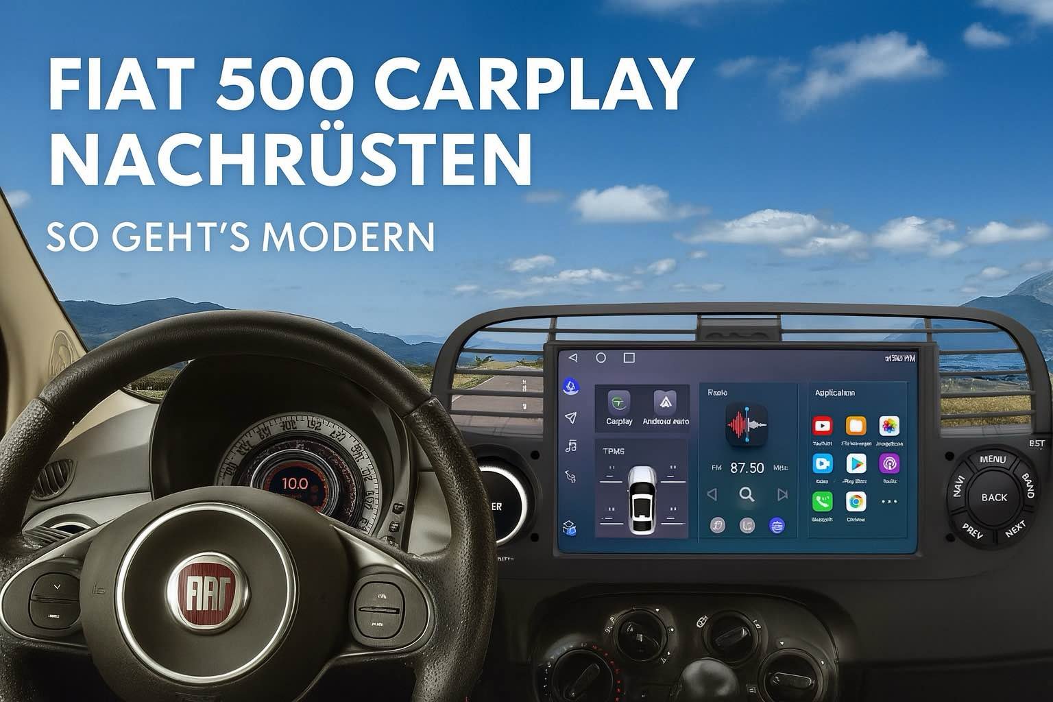 Fiat 500 CarPlay nachrüsten – So geht’s modern