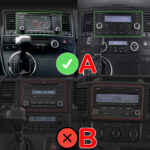 Junsun 13 Zoll Radio für VW T5 CarPlay Android Auto Navi Bluetooth -V2 Plus