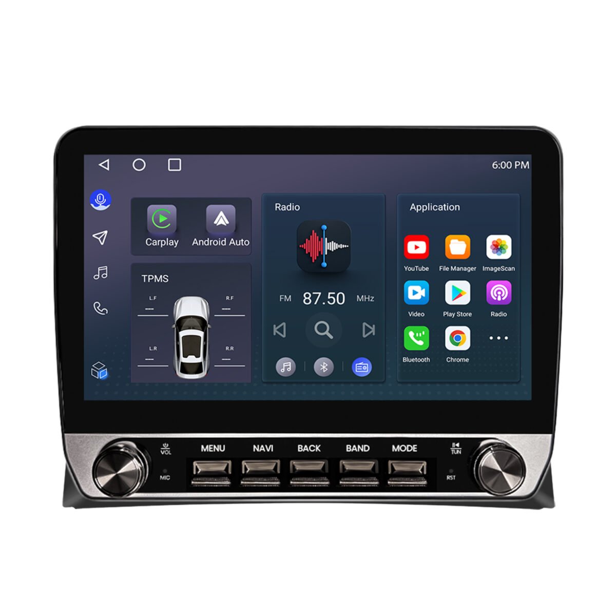 VW T5 Android Autoradio Navi Carplay BT RDS – Bild 2