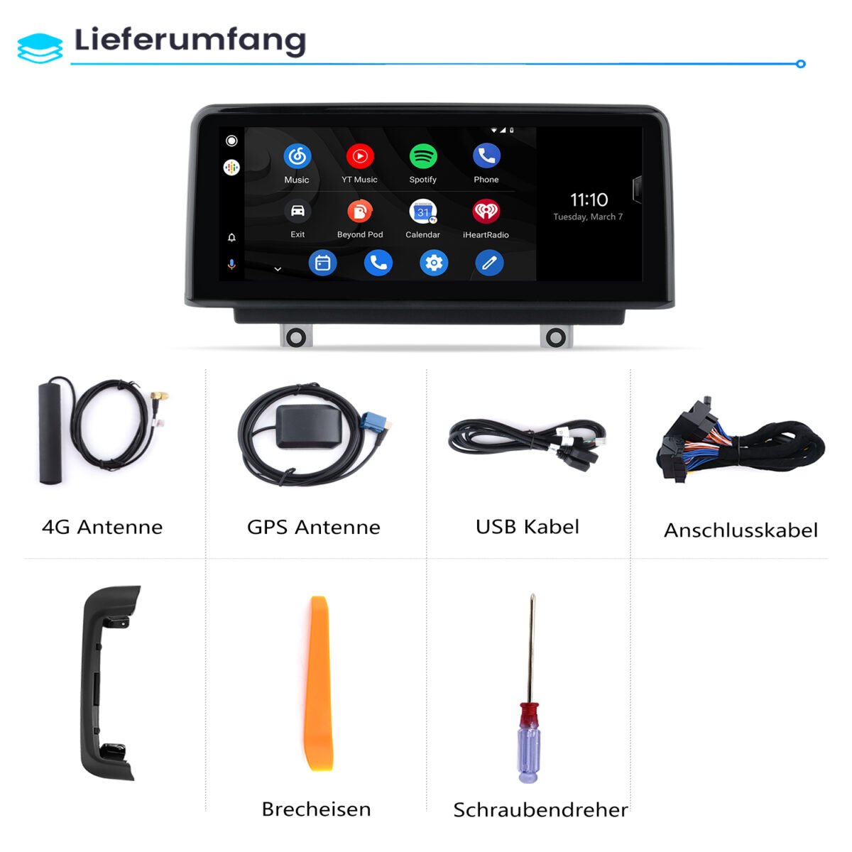 Android Carplay für BMW 3 Series F30 F31 NBT EVO ID6 & GPS – Bild 14