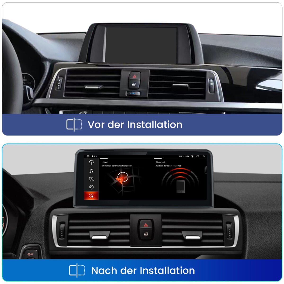 Android Carplay für BMW 3 Series F30 F31 NBT EVO ID6 & GPS – Bild 2