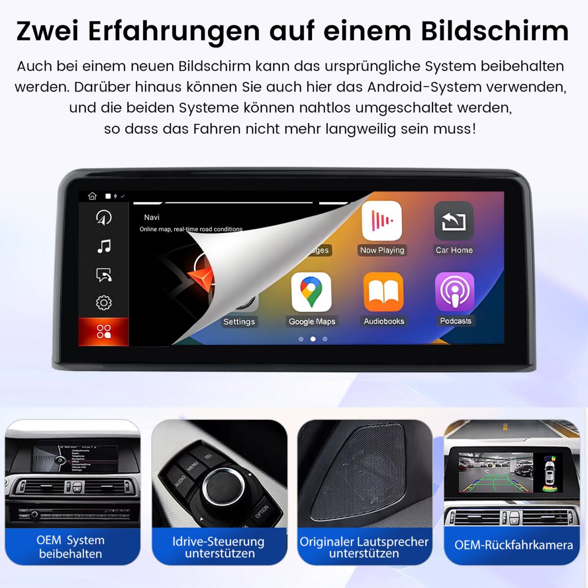 Android Carplay für BMW 3 Series F30 F31 NBT EVO ID6 & GPS – Bild 7