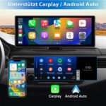 Junsun Drathlos Apple Carplay Android Auto 4K 10.26-Zoll Display einstellbare Rückfahrkamera – Bild 3