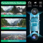 Junsun Drathlos Apple Carplay Android Auto 9-Zoll Display Rückfahrkamera – Bild 10