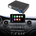 Junsun CarPlay Upgrade für Mercedes NTG 4.5/4.7/5.0 A/B/C/E/S/V/CL/ML/GL CarPlay Android Auto – Bild 2