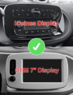 Junsun Radio Smart 453 Fortwo Forfour CarPlay Android Auto Navi RDS – Bild 2