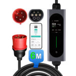 Junsun EV Ladegerät Elektroauto Ladekabel Typ 2 6-32A 3.5KW/11KW/22KW APP-Steuerung – Bild 2